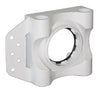 Built-in ES mounting plate w/plaster guard-white