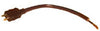 Fitall pigtail repair kit, male, brown, 4&quot;